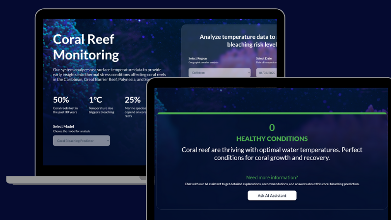 Coral Bleach Predictor preview